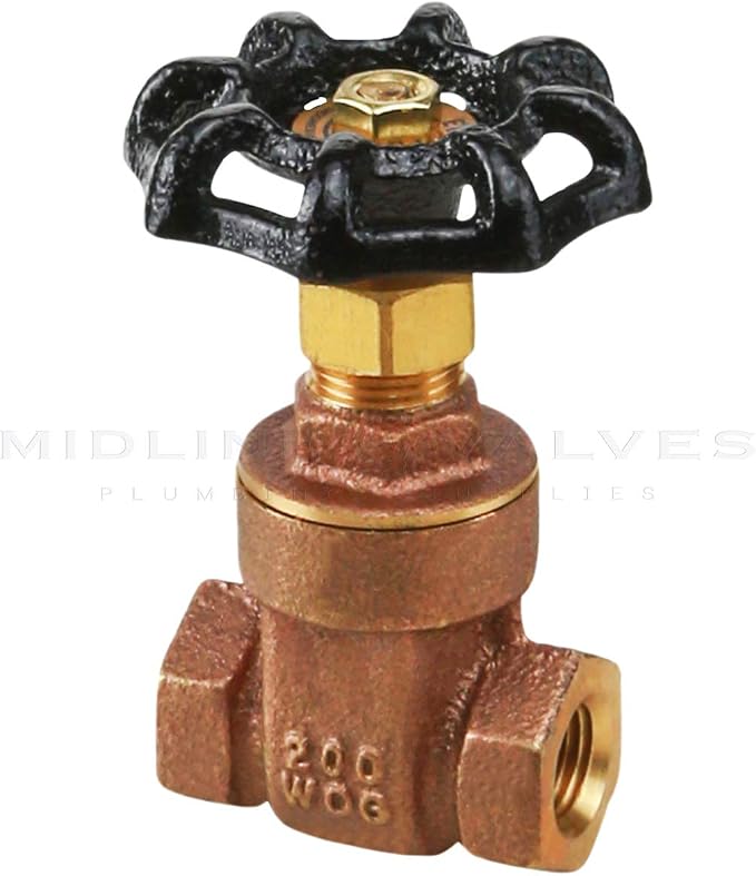 1-1/2 inch Brass Gate Valve - Image 2