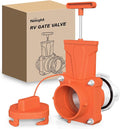 Nilight RV Sewer Valve Black Tank Gate Valve by Nilight