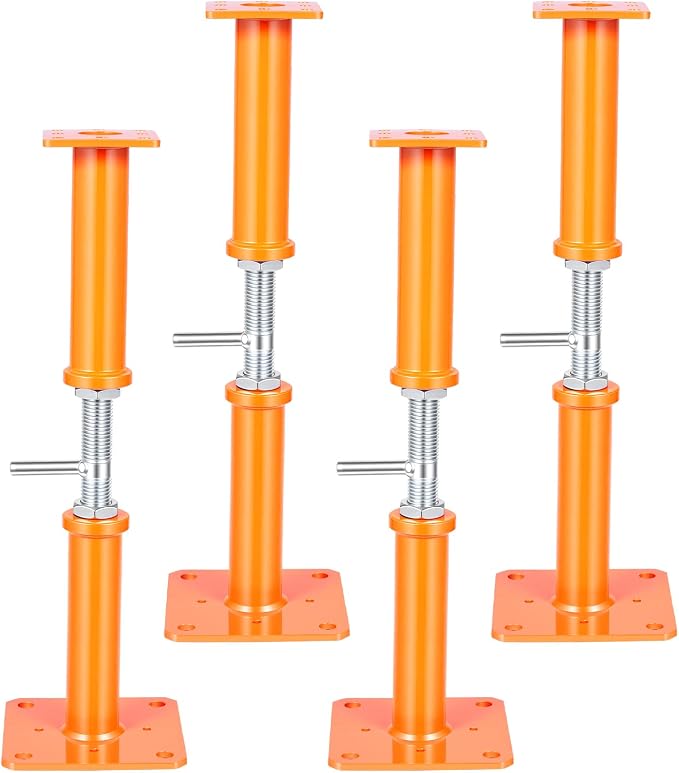 4PCS House Jacks for Leveling Crawlspace 12''-22''Adjustable Support Jack | - Image 9
