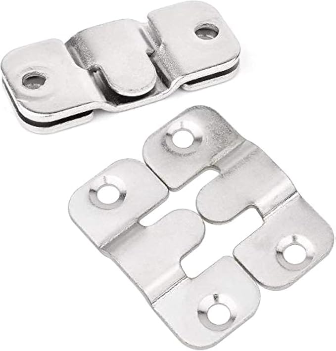 Photo Frame Hook, Tiberham Furniture Connector, Recessed Mounting Bracket by Tiberham
