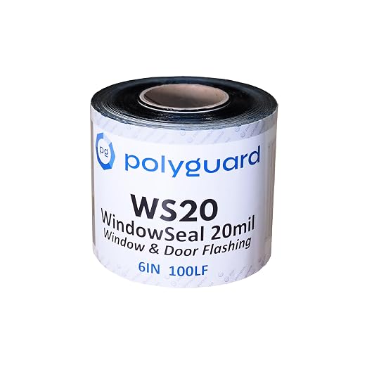 POLYGUARD WindowSeal Window and Door Flashing Tape, 6 in x 100 ft Roll by POLYGUARD