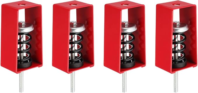 PATIKIL Ceiling Spring Vibration Isolator Hangers, 4 Pack 176lbs Mechanical by PATIKIL
