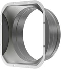 Hon&Guan 6 Inch Duct Connector, Metal Straight Pipe Flange by HonGuan