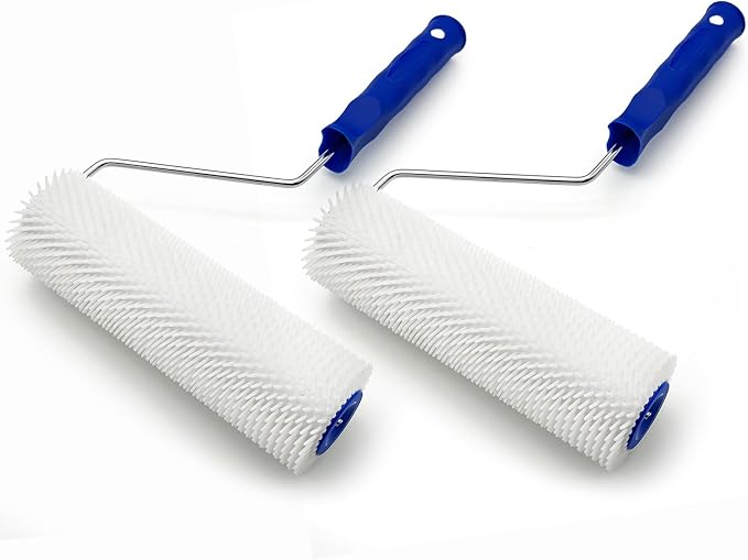 9 Inch Latex Self Leveling Screed Spiked Roller by XWADJCD