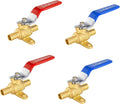 4PACK GUOFIS 1/2" PEX Crimp Full Port Ball Valve by GUOFIS