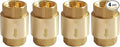 Uenede 2PCS Brass 3/4 Inch NPT In-line Spring Check Valve 3/4" NPT Female by Uenede