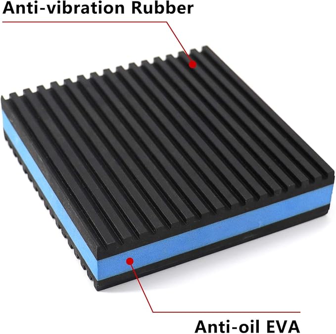 Rubber Anti-Vibration Isolator Pads, Heavy Duty Blue EVA Pad - Image 3