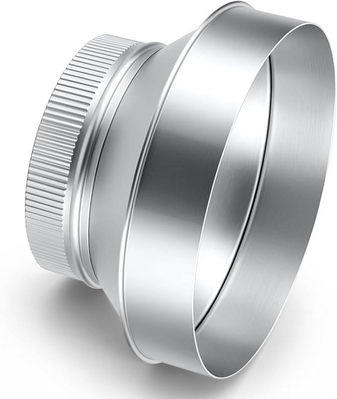 1 Pcs 10 Inch to 7 Inch Duct Reducer Increaser Galvanized Steel Air Duct by Otoolling