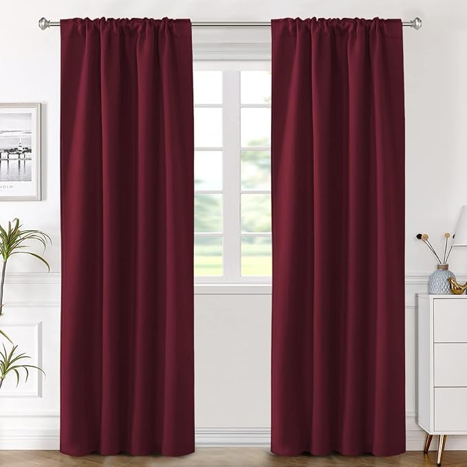 H.VERSAILTEX Christmas Blackout Curtains Thermal Insulated Window Treatment - Image 2