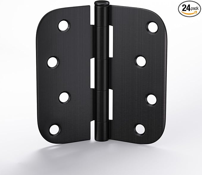 24 Pack goldenwarm 4 inch Oil Rubbed Bronze Door Hinges, Heavy Duty Interior by goldenwarm