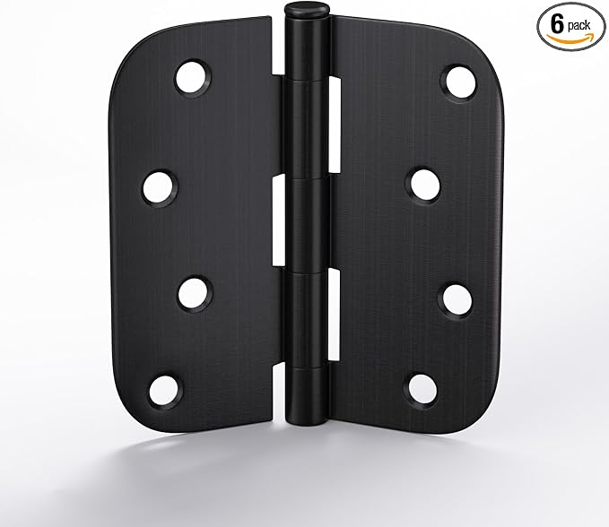 6 Pack goldenwarm 4 inch Oil Rubbed Bronze Door Hinges Exterior Door Hinges by goldenwarm
