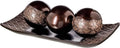 Creative Scents Dublin Brown Tray and Ball Set by CreativeScents