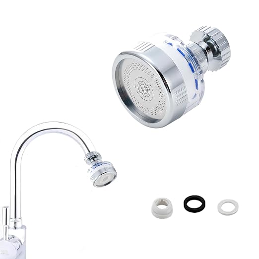 360 Degree Rotating Faucet Filter, Sink Water Faucet Filter Water Purifier by Caoxiong