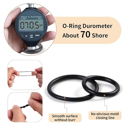 Romeda O Ring Kit 1050 PCS, O Ring Assortment Kit 21 Size, Metric Nitrile - Image 4