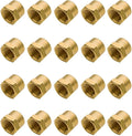 Vis Brass Pipe Fitting, Hex Head Cap, 3/8" NPT Female by VisHomeYard