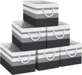 Storage Bins 6-Pack, Foldable Storage Baskets by Fabtotes
