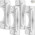 Landhoow 4 Pcs Door Latch Guard Stainless, Reinforcement Ribs Style, Door by Landhoow