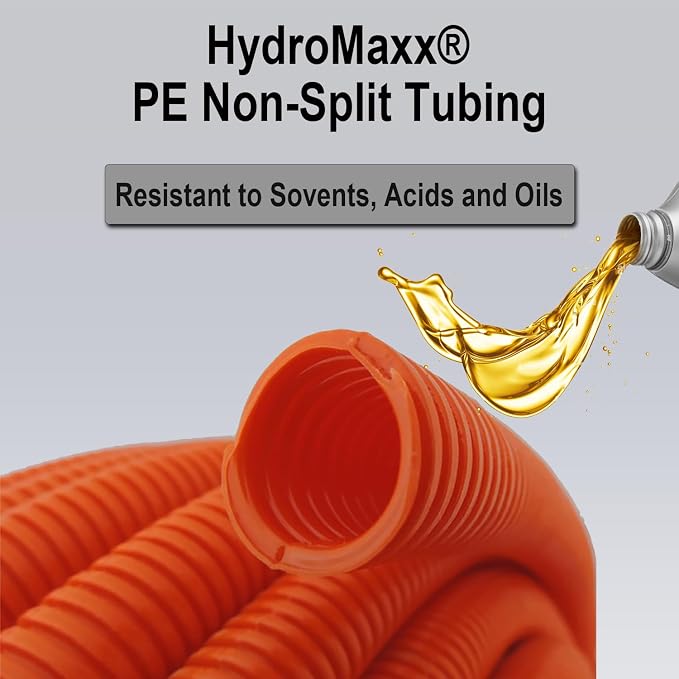 HydroMaxx® Flexible Polyethylene LDPE Non-Split Corrugated Wire Loom Tubing - Image 2