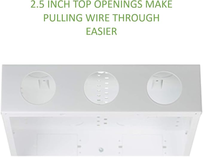 Legrand - OnQ 14 Inch Cable Management, In-Wall 20-Gauge Media Box, Structured - Image 7