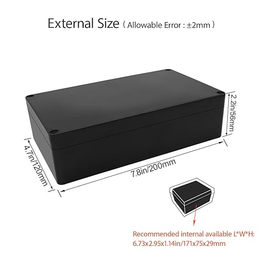 Project Box ABS Plastic Junction Box IP65 Waterproof Hobby Box Electrical Boxes - Image 2