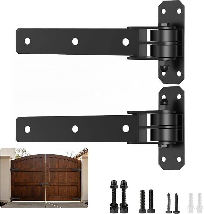 Heavy Duty Gate Hinges 1000 Lbs, 13” Bolt-On/Weld-On 180° Open Gate Hinges | by Unknown
