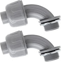 2Pcs 3/4" NPT Liquid-Tight Connector, 90-Degree | Electrical Conduit Connector by LifCratms