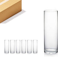 WGVI Quality Thick Weighted Clear Cylinder Glass Vases, Flower Arrangement by WGVInternational-OpusGlassware