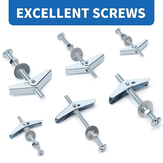100Pcs 3 Sizes Hollow Wall Anchors - Image 5