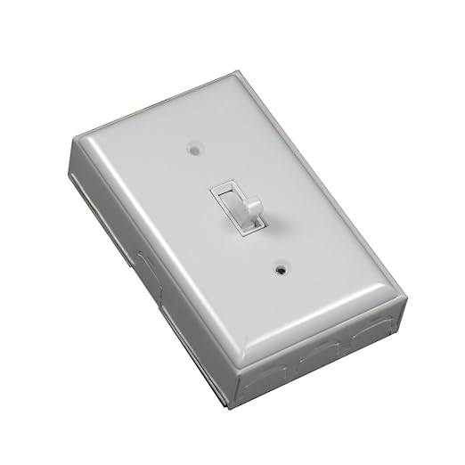 Legrand Wiremold 700 Series Metal Raceway Toggle Switch Kit, Durable Steel by Legrand-Wiremold