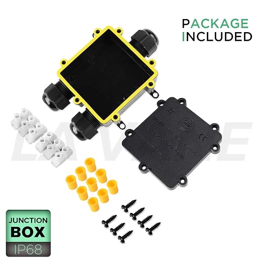 La Vane IP68 Waterproof 3 Way Electrical Junction Box - Image 7