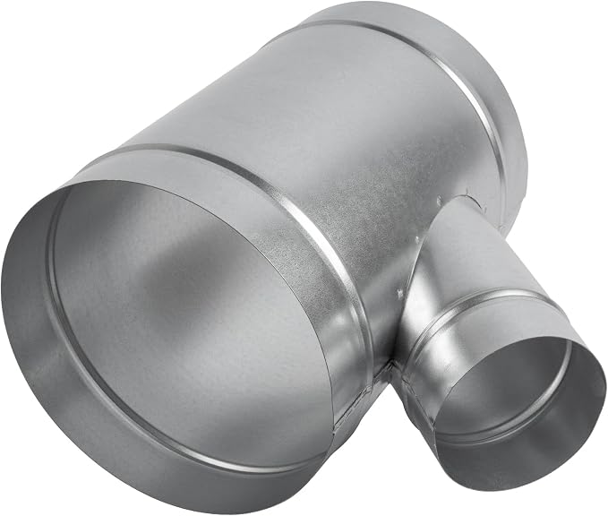 45° Degree Ø8 x 8 x 4 Inch Wye-Shape Duct Splitter - Image 2