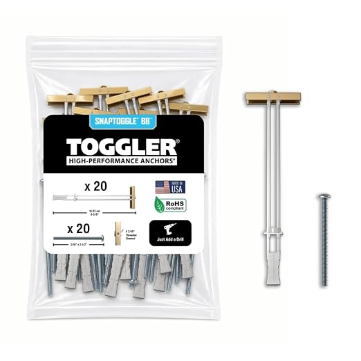 TOGGLER SNAPTOGGLE Drywall Anchors by TOGGLER