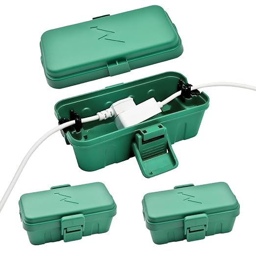 Hrensaw 3PCS Small Weatherproof Electrical Connection Box, Outdoor Electrical by Hrensaw