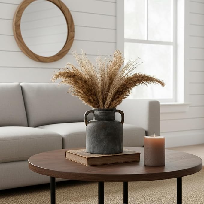 Emotionally Grounded Vase, Vaseking Ceramic Rustic Vase - Image 7