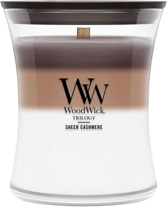 WoodWick Sheer Cashmere Medium Hourglass Trilogy Candle by Unknown