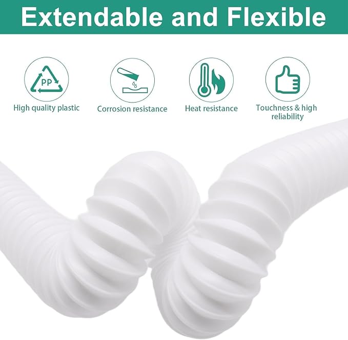 Bathroom Sink Drain Kit, Sink Drain Pip Kit - Image 3