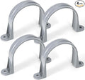 OURU 3 Inch PVC Pipe Straps, 2-Hole Plastic Conduit Clamp, Pipe Protection & by OURU