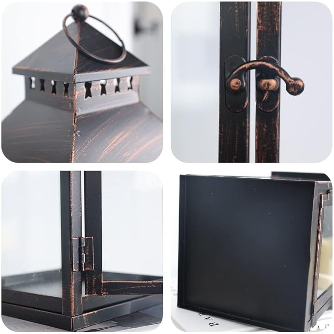 NEEDOMO Lanterns Decorative Outdoor&Indoor, Candle Holder - Image 5