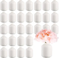Tioncy 30 Set 3.9"*2.76" White Ceramic Bud Vases Bulk Valentine's Day by Tioncy