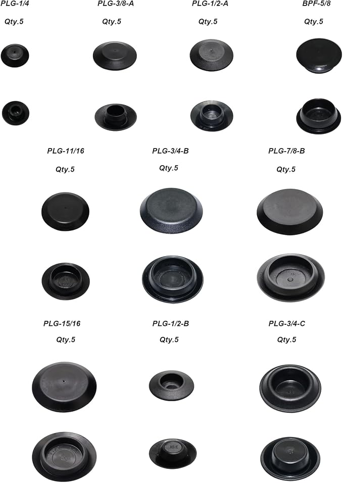50pcs Plastic Plugs for Round Holes - Image 3