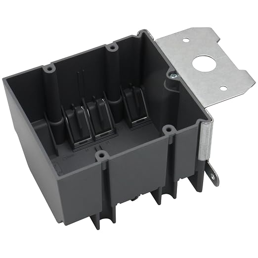 2 Gang Adjustable Electrical Outlet Box, ETL Listed, 34 cu in | Adjustable by YQSIYU