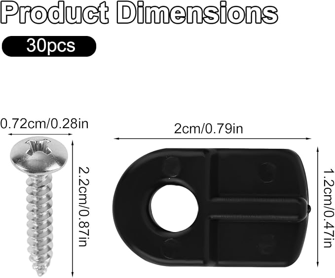 30pcs L 5766 Window Screen Holder Clips - Image 2