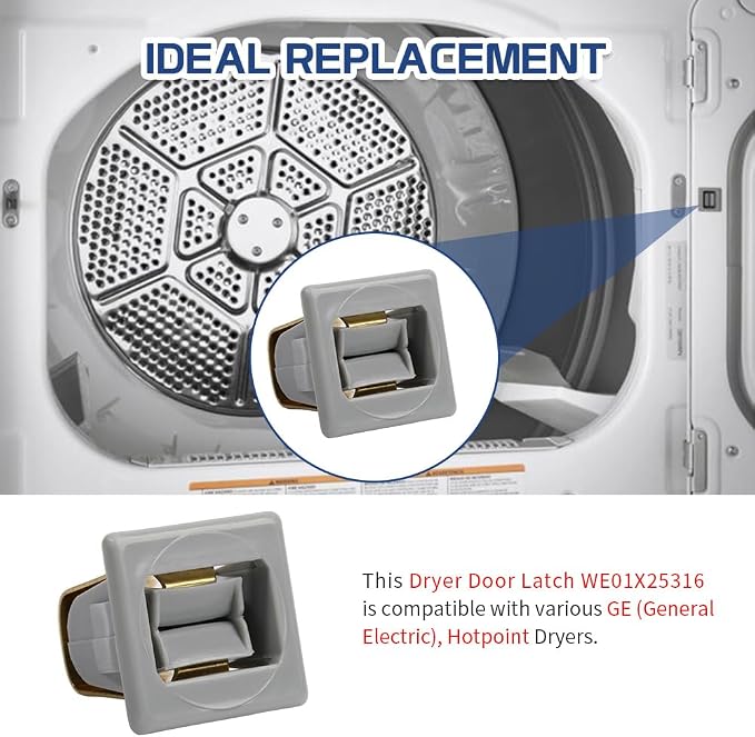 WE01X25316 Dryer Door Latch fit - Image 2