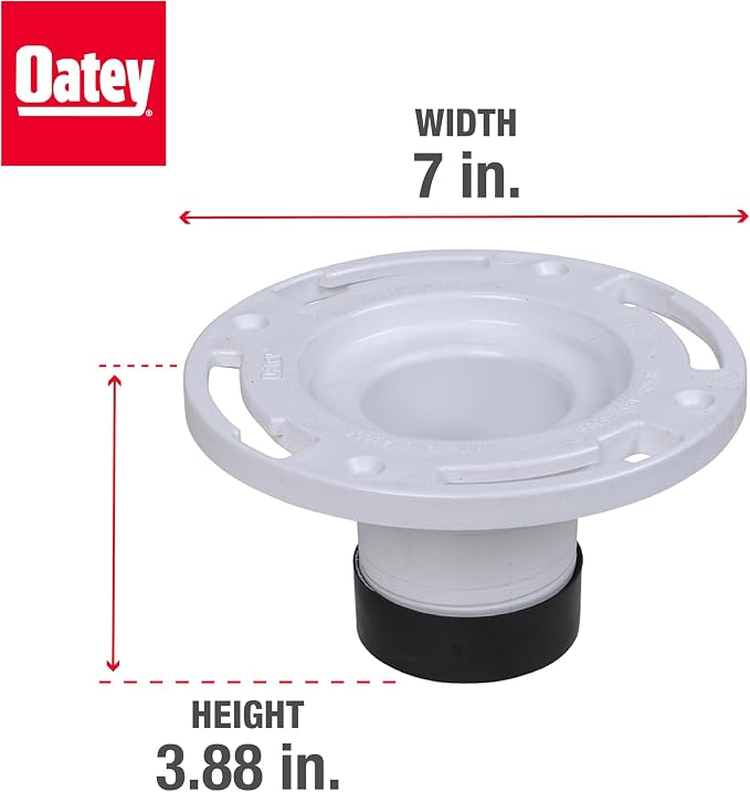 Oatey 3 in. PVC Twist-N-Set Closet Flange - Image 7