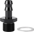 M18x1.5 Male Metric to 3/8 Barb Fuel Pump Inlet Adapter Fitting Aluminum Black by Podavelle