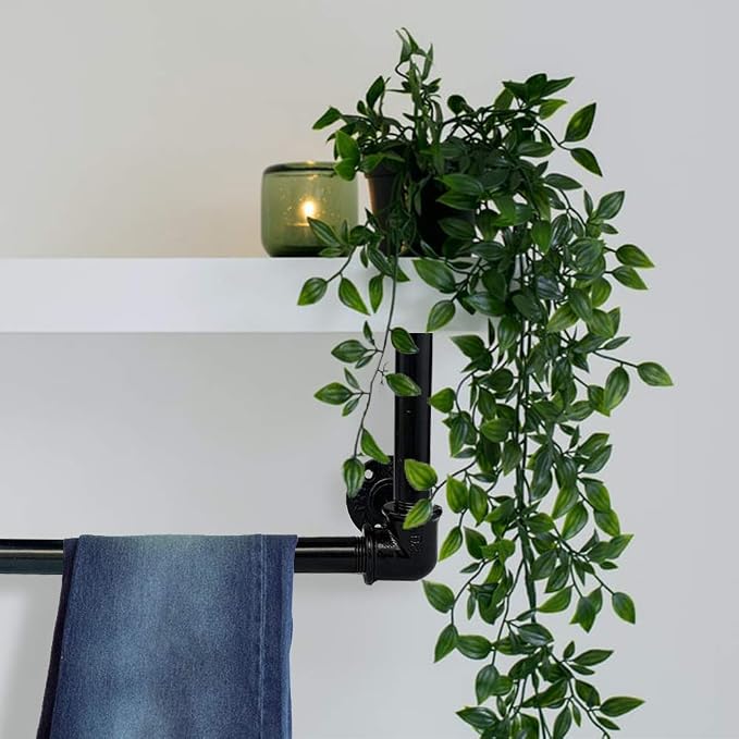 6 Pack 3/4" × 16" Pre-Cut Black Metal Pipe, Industrial Steel Fits Standard - Image 9