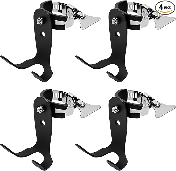 Stainless Steel Adjustable Double Tube Hook by Chinflly