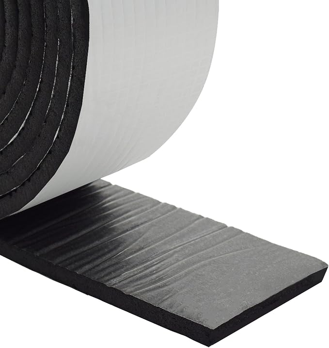 DOBTIM Foam Foil Pipe Insulation Wrap, Reflective Foil Insulation Tape Self - Image 4