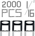 2000 Pcs Tile Leveling System Base Refill Pack, 1/16‘’ Tile Spacer, Suitable by Unknown