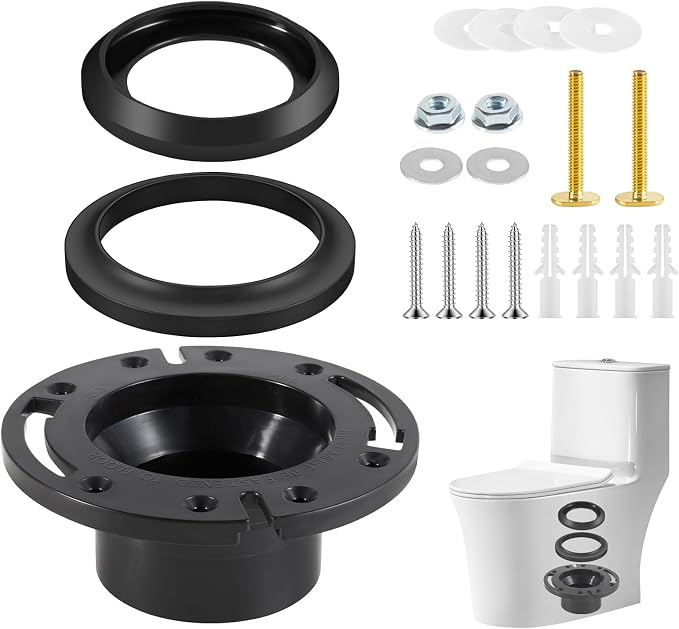 RV Toilet Flange Seal Kit, RV Toilet Seal Replacement Compatible by Unknown